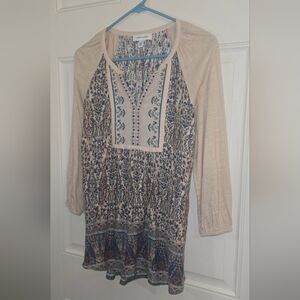 Women's Small Vintage America Women's Peasant Top. 🦋🤍✌🏻🌈🌻